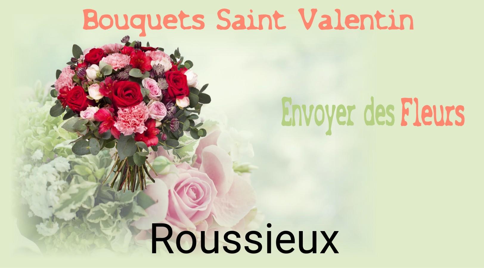 Roses de Saint-Valentin livrées à Roussieux
